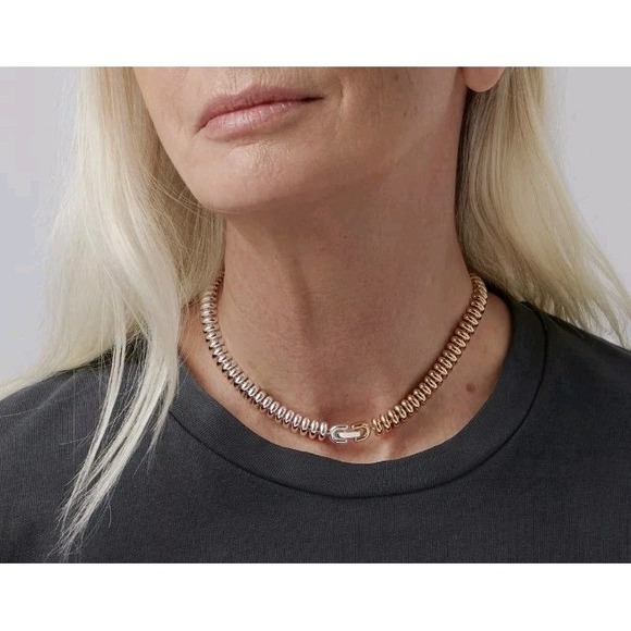 Jenny Bird Sofia Two Toned Choker New In Box $298 - Picture 2 of 7